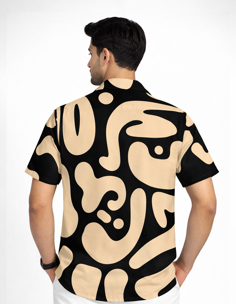 Monochrome Printed Shirt