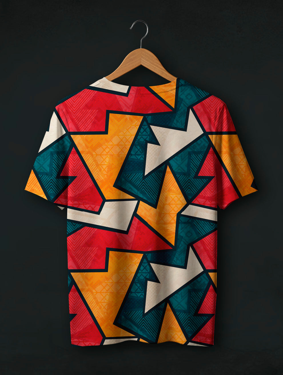 Abstract Pattern Printed T-Shirt #PT122