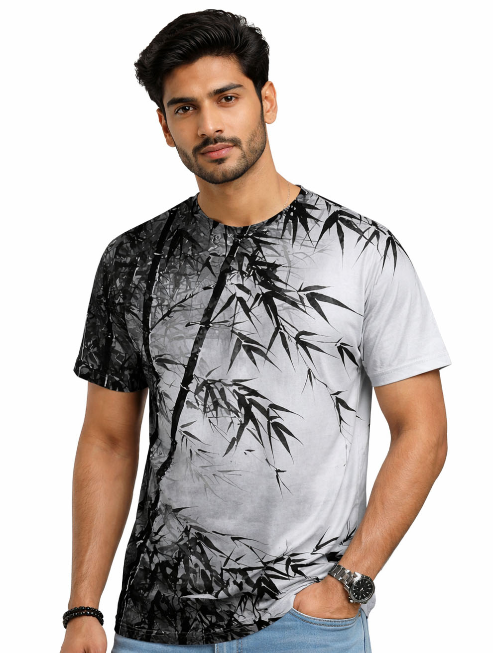 Midnight Bamboo Art T-Shirt