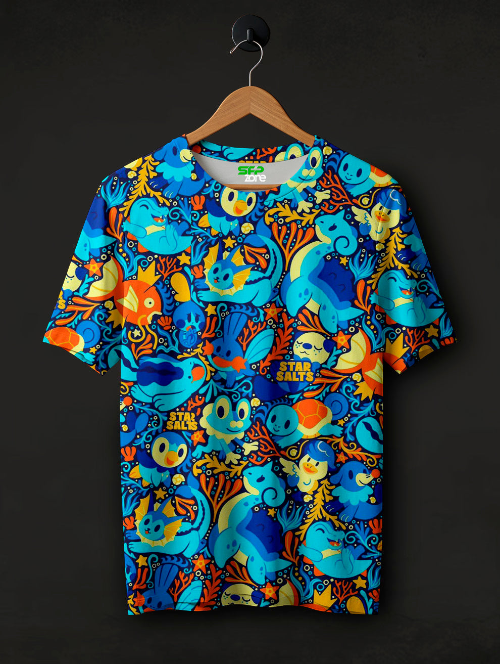 Crashing Waves Printed Tees #PT115