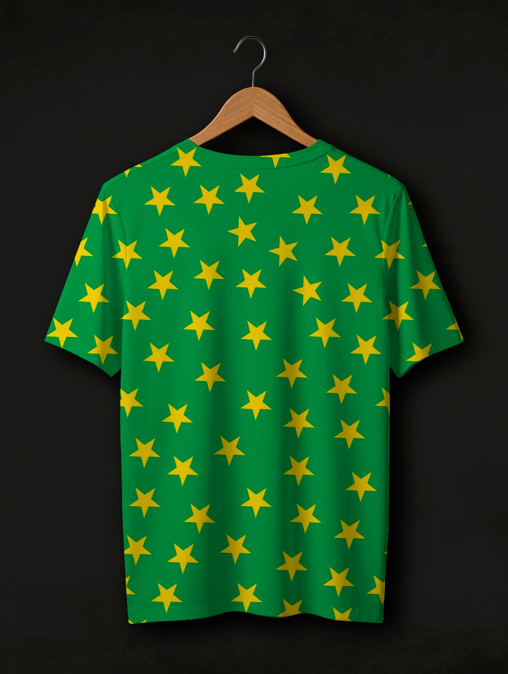 Yellow Starts Printed T-Shirt #PT158