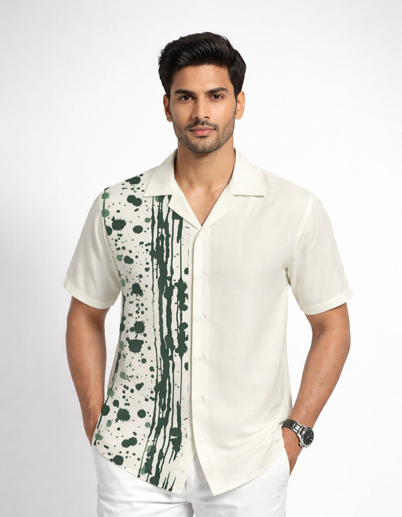 Ink Drop Printed Shirt