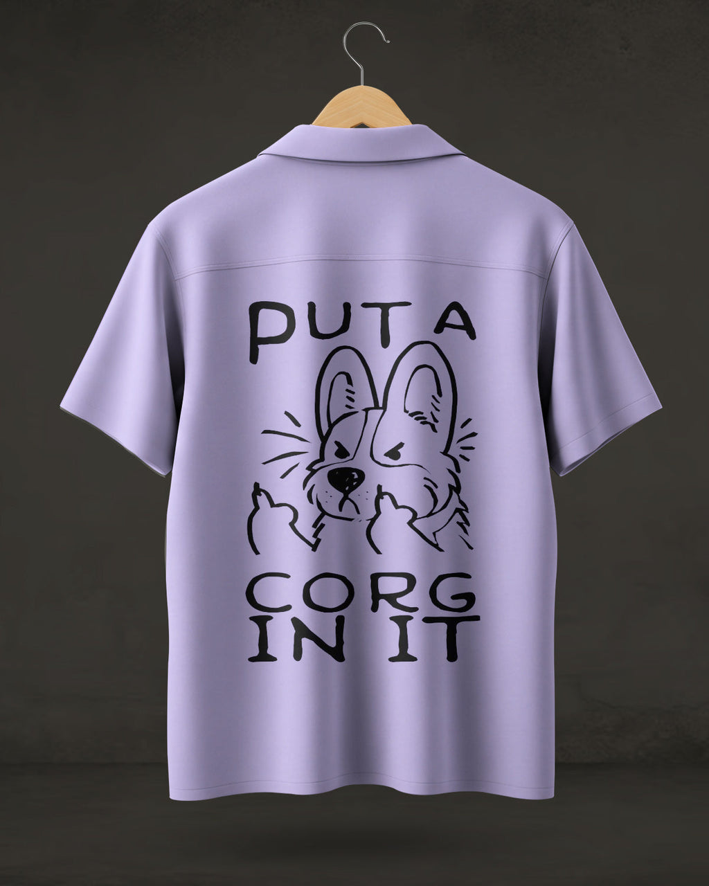 Puta Corg In It Printed Shirt