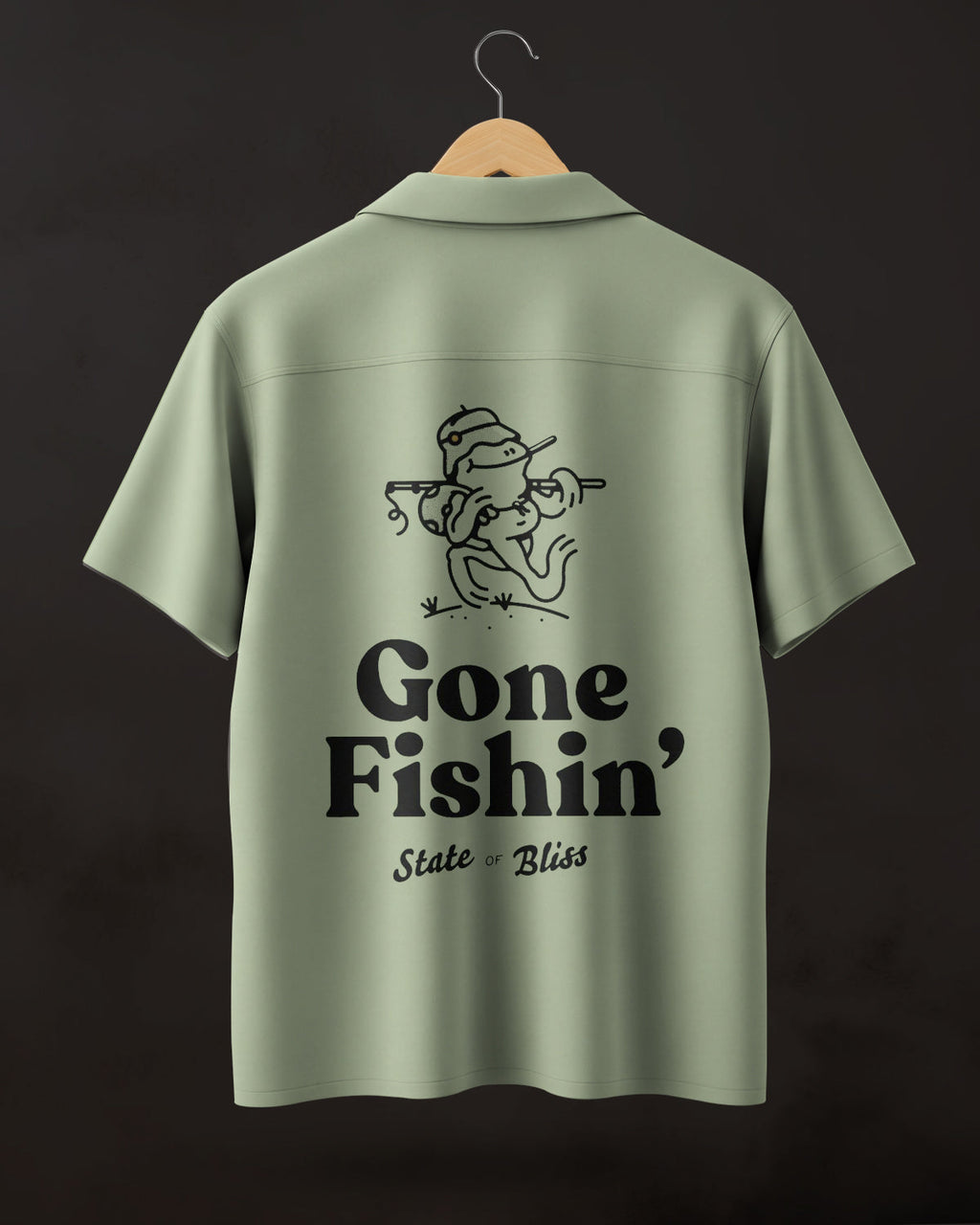 Gone Fishing Printed Shirt