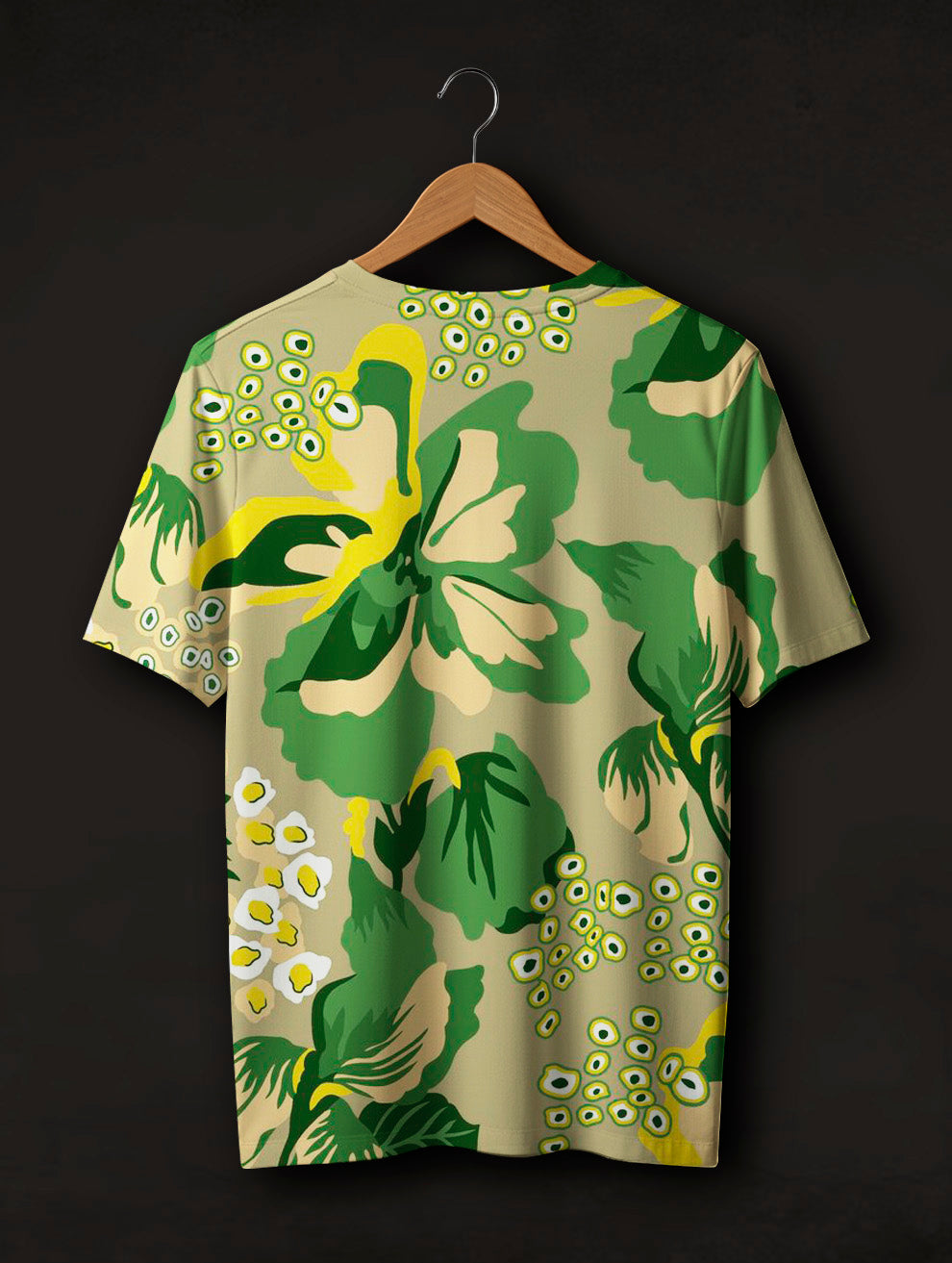 Big Floral Printed T-Shirt #PT1064