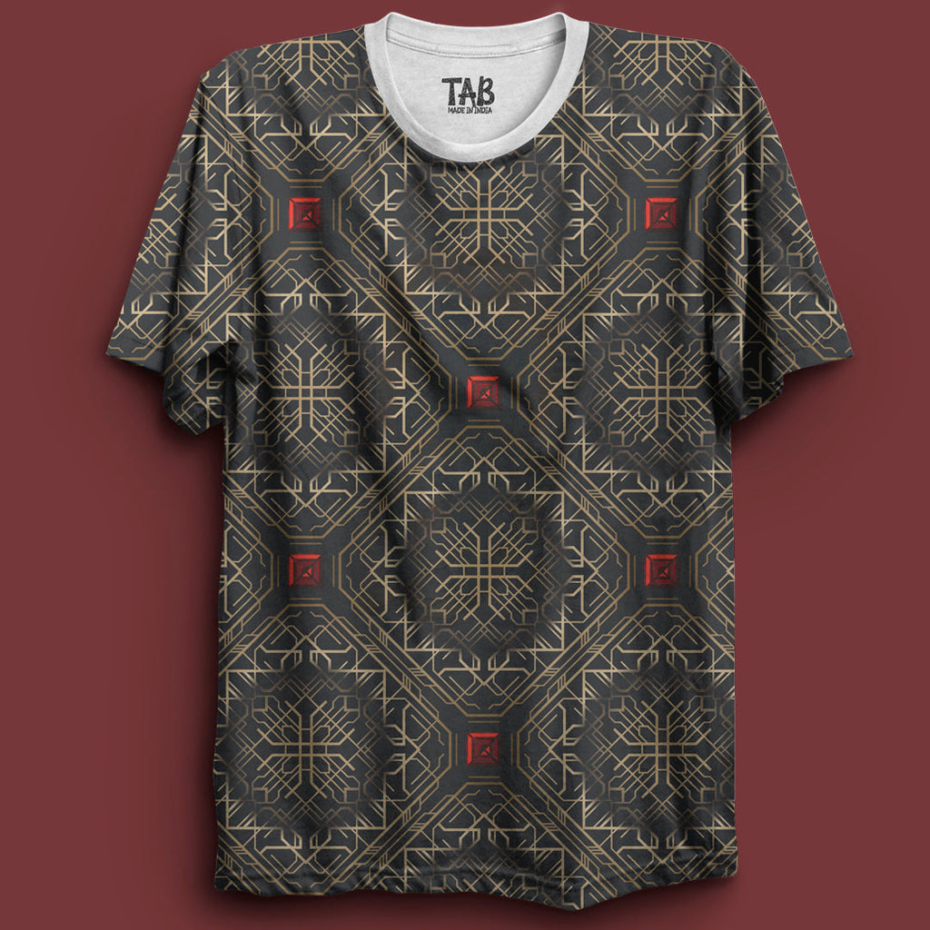 Maze - All Over Printed Tee#136
