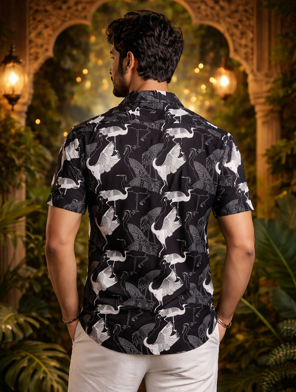 Black & White Bird Shirt
