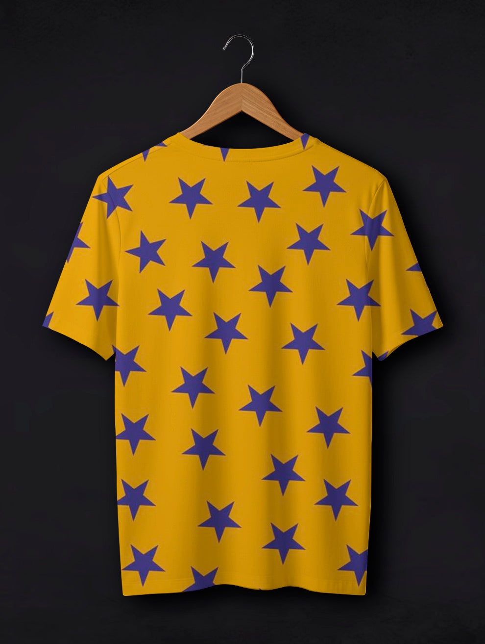 Blue Star Printed T-Shirt #PT153