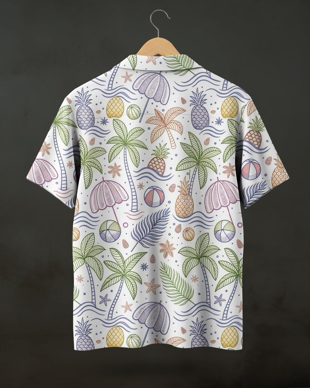 Tropical Tree Printed Shirt
