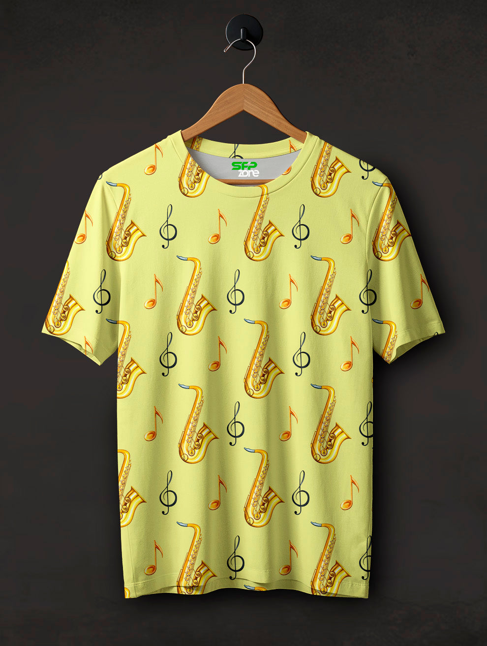 Saxophone Print T-Shirt #PT132