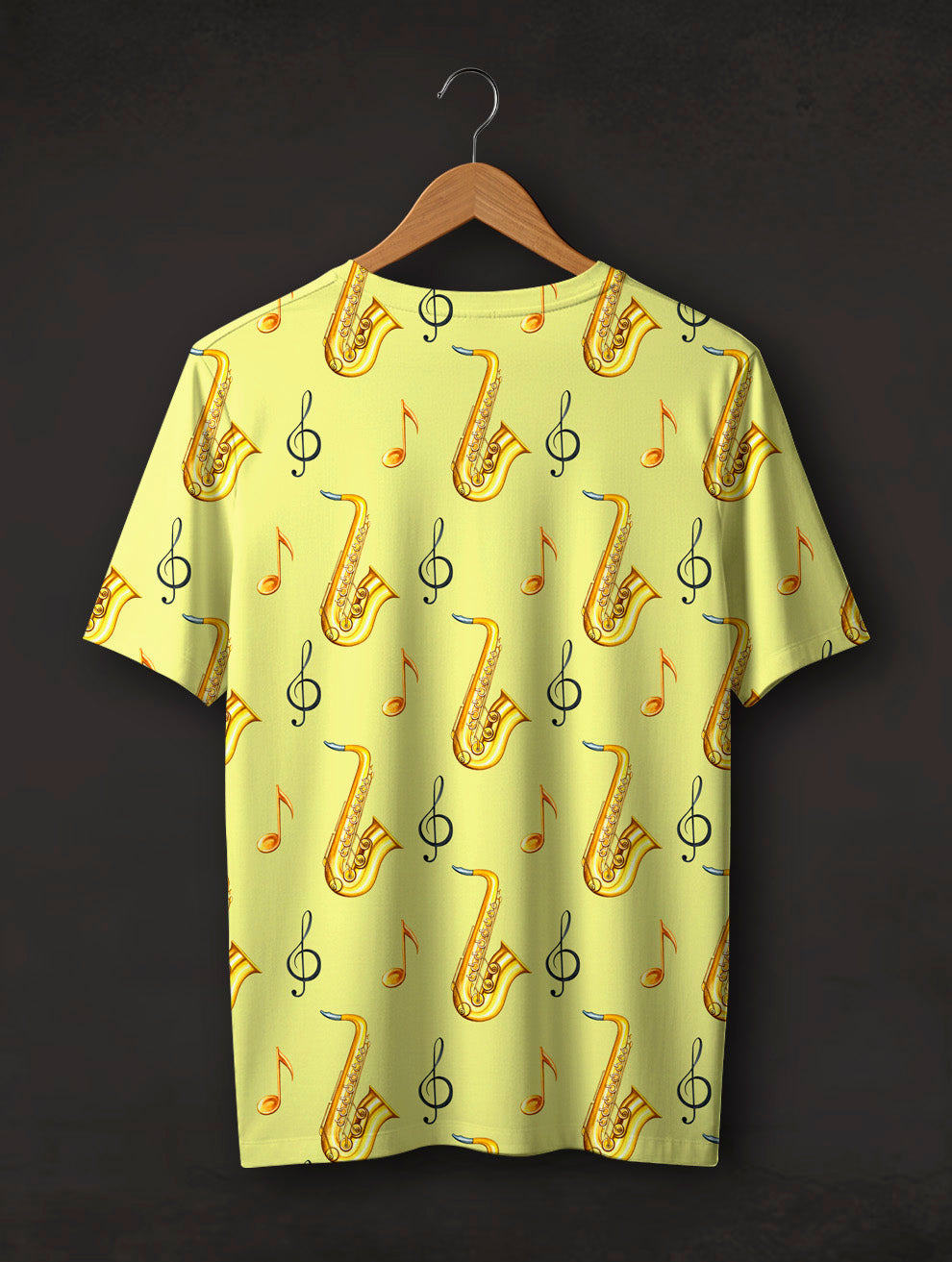 Saxophone Print T-Shirt #PT132