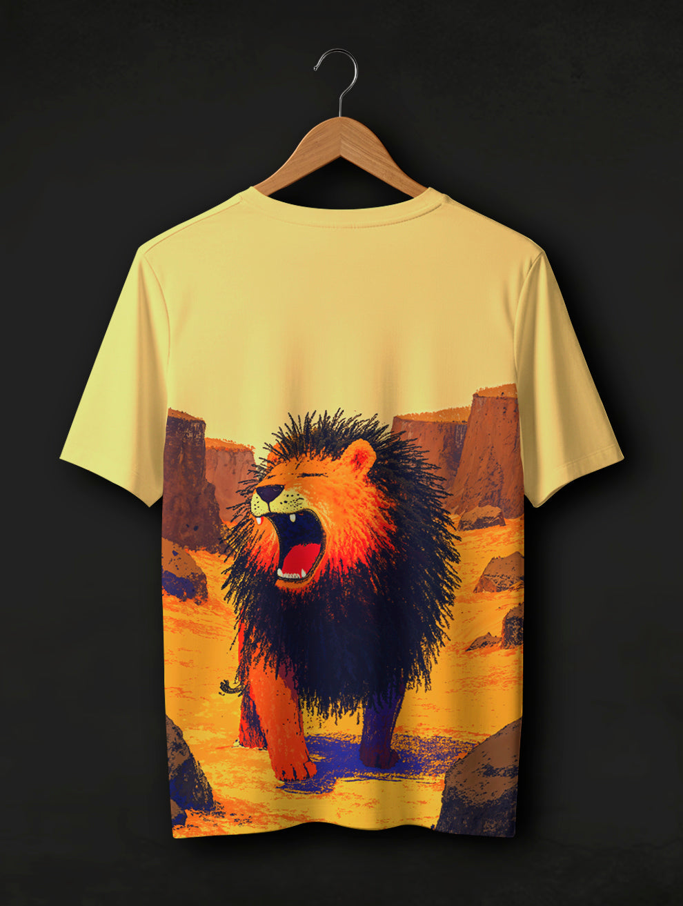 Lion Art Printed T-Shirt #PT144