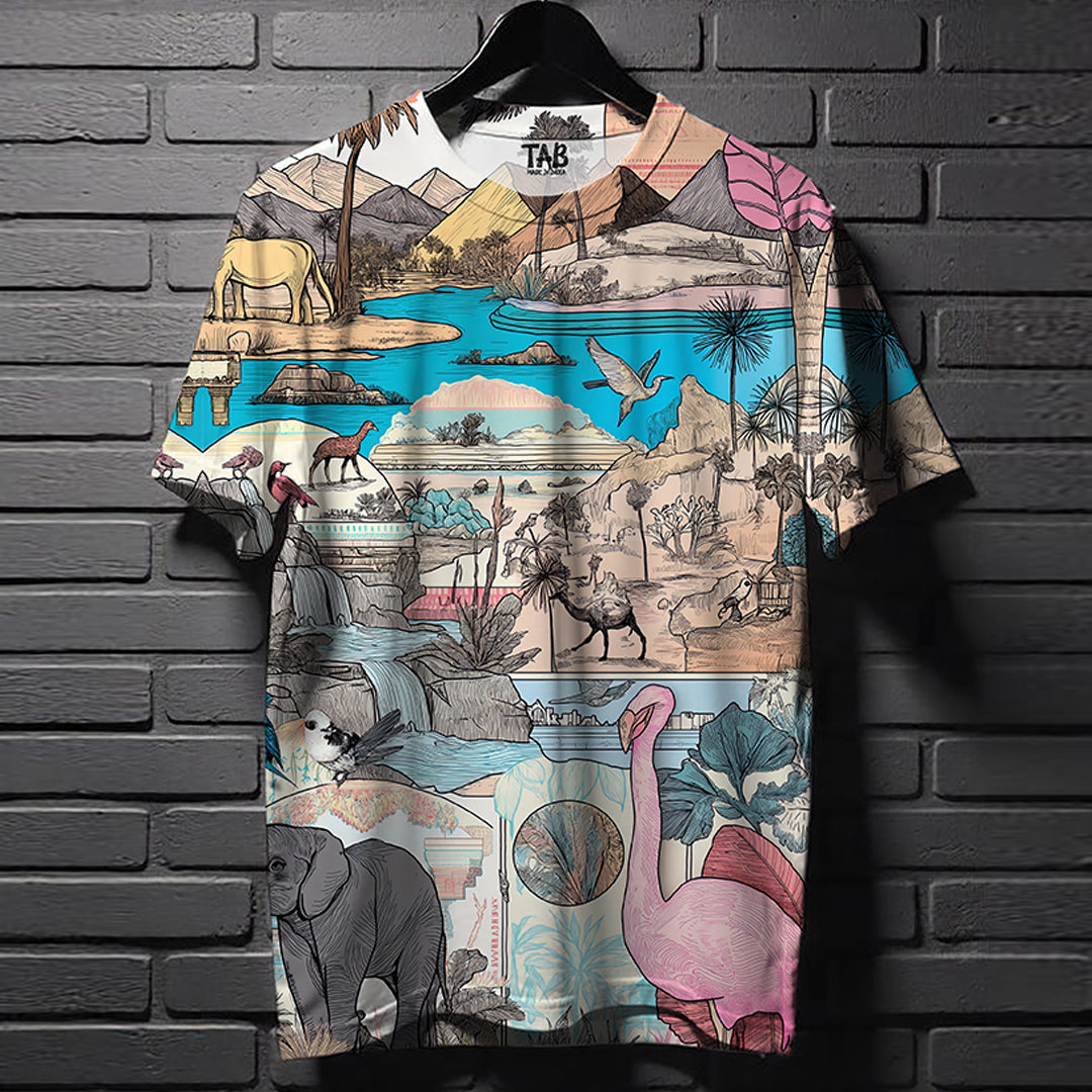 All Over Printed  Tee#210