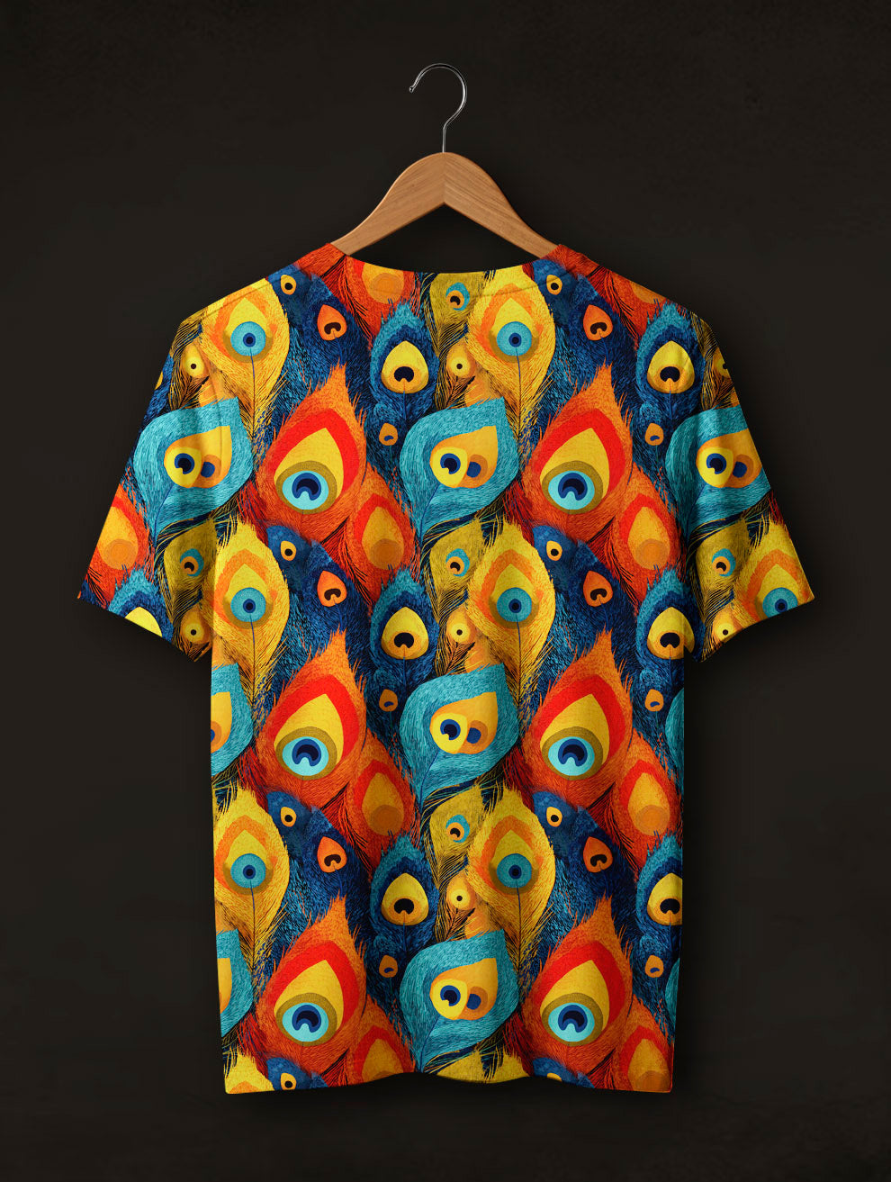Peacock Wings Printed T-Shirt #PT141