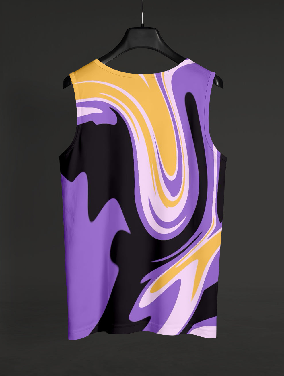 Marble Fluid Print Sando #154