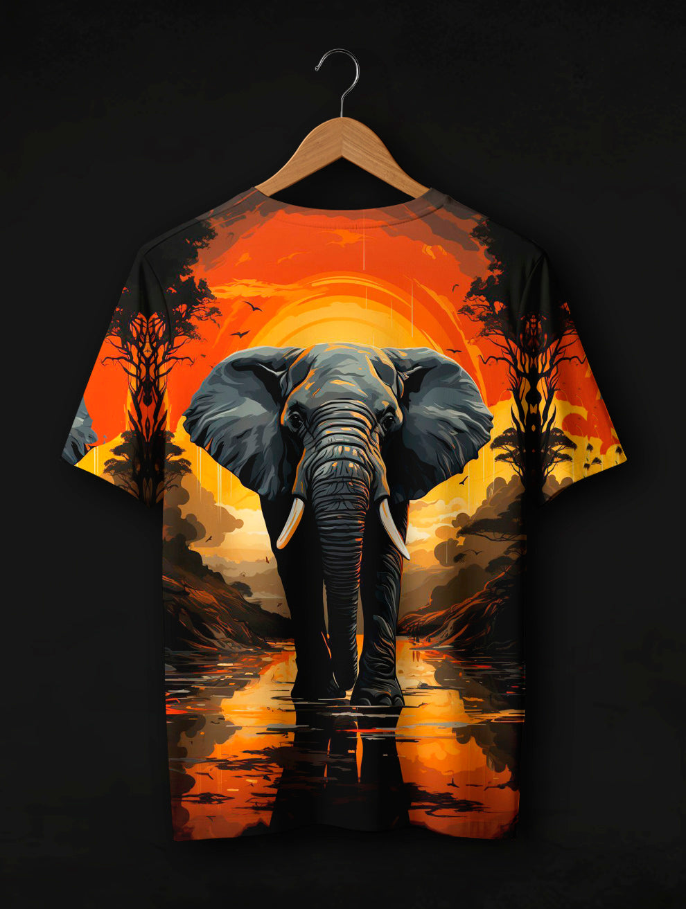 Elephant Printed T-Shirt #PT138