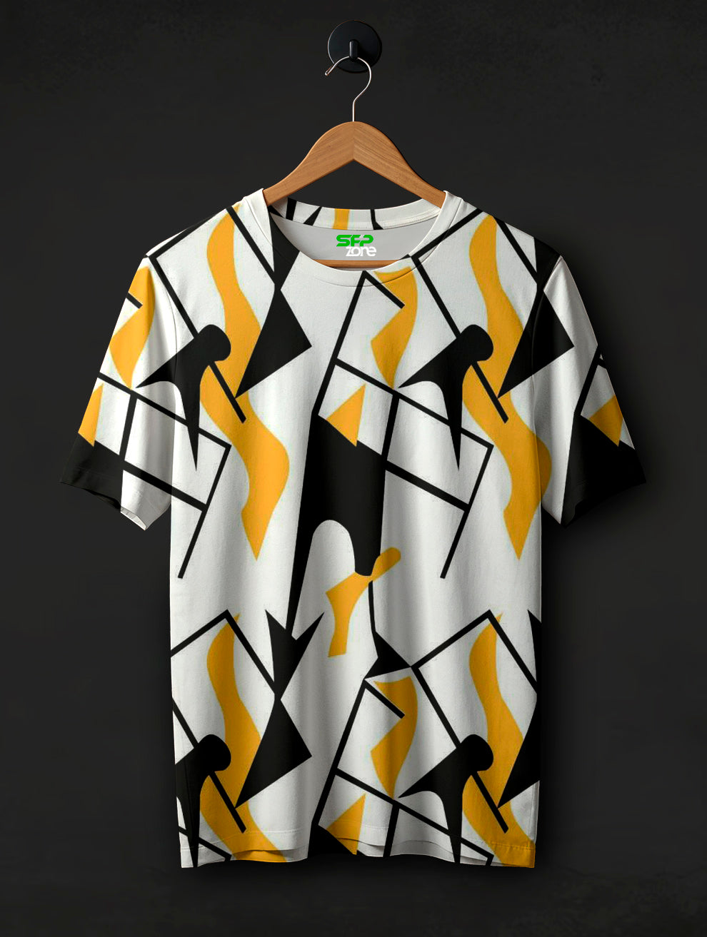 Abstract Art Printed T-Shirt #162