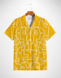 Abstract Faces Printed Shirt