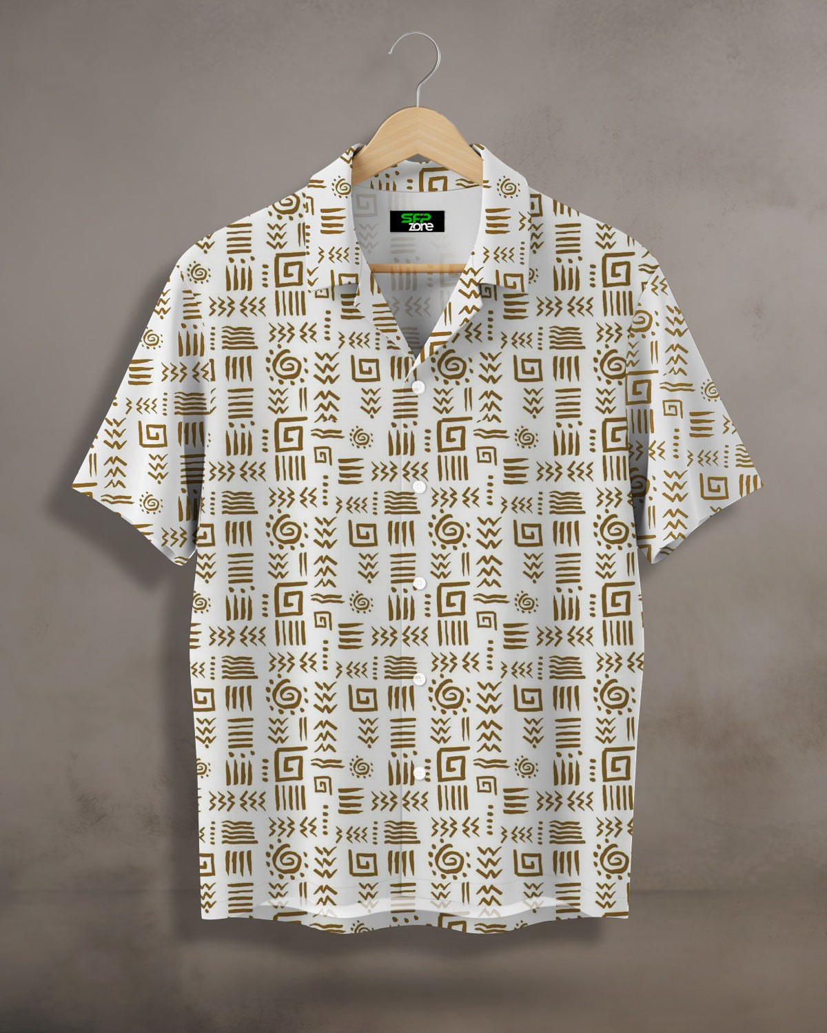 African Cultural Art Printed Shirt