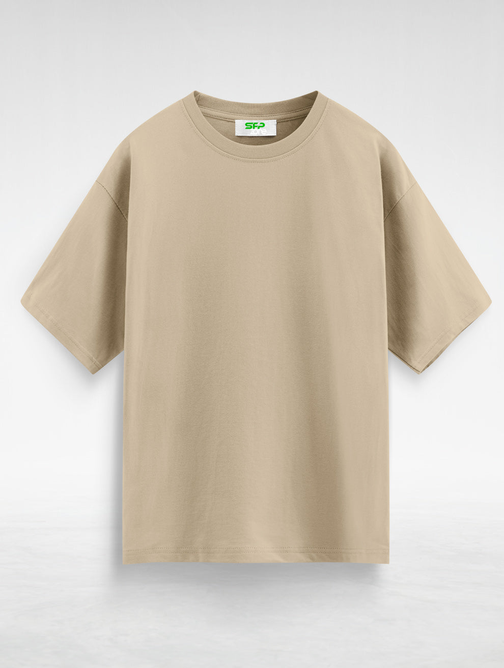 Basic Beige Oversized T-Shirt #137