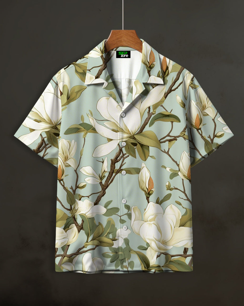 Big Floral Printed Shirt
