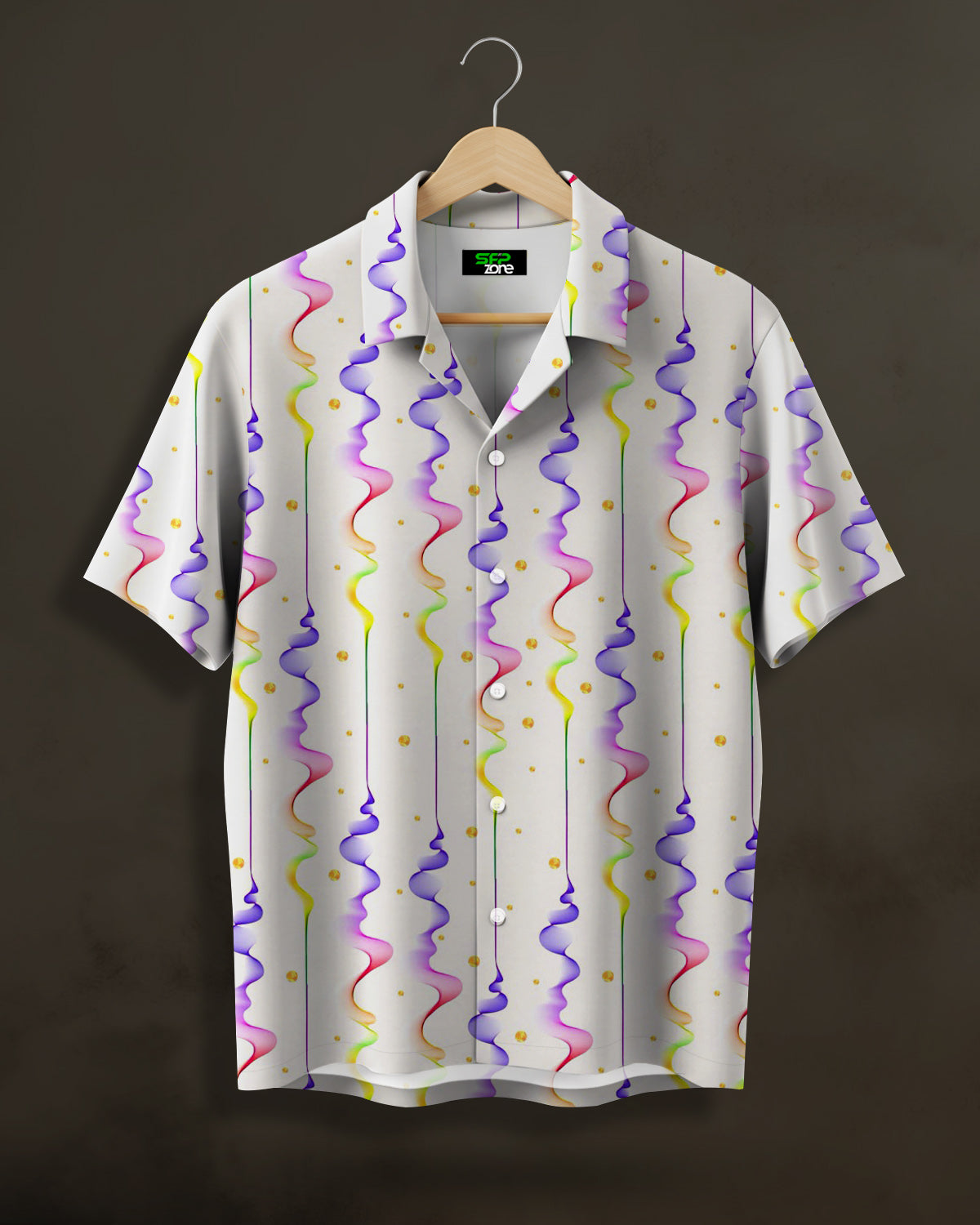 Colourful Drip Printed Shirt
