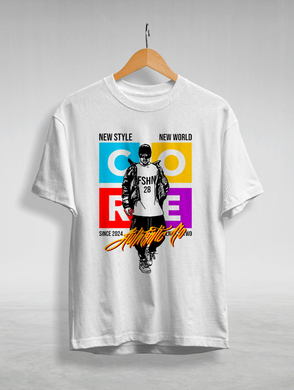 Core World Graphic Printed T-Shirt