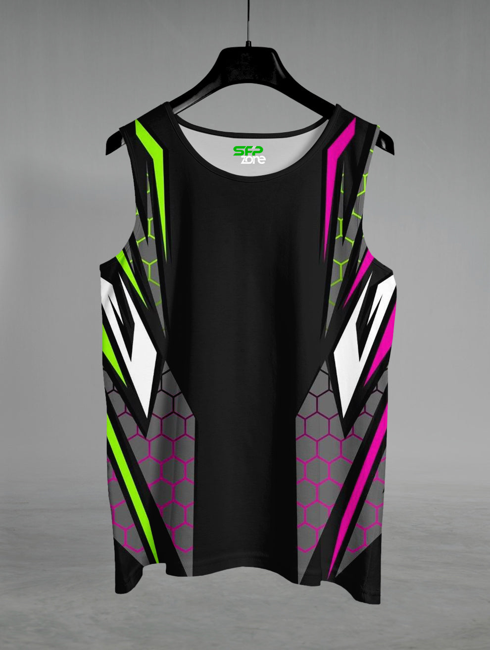 Cyber Hex Printed Sando #157
