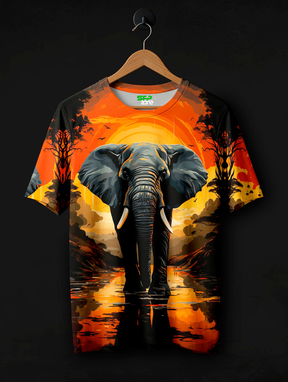 Elephant Printed T-Shirt #PT138