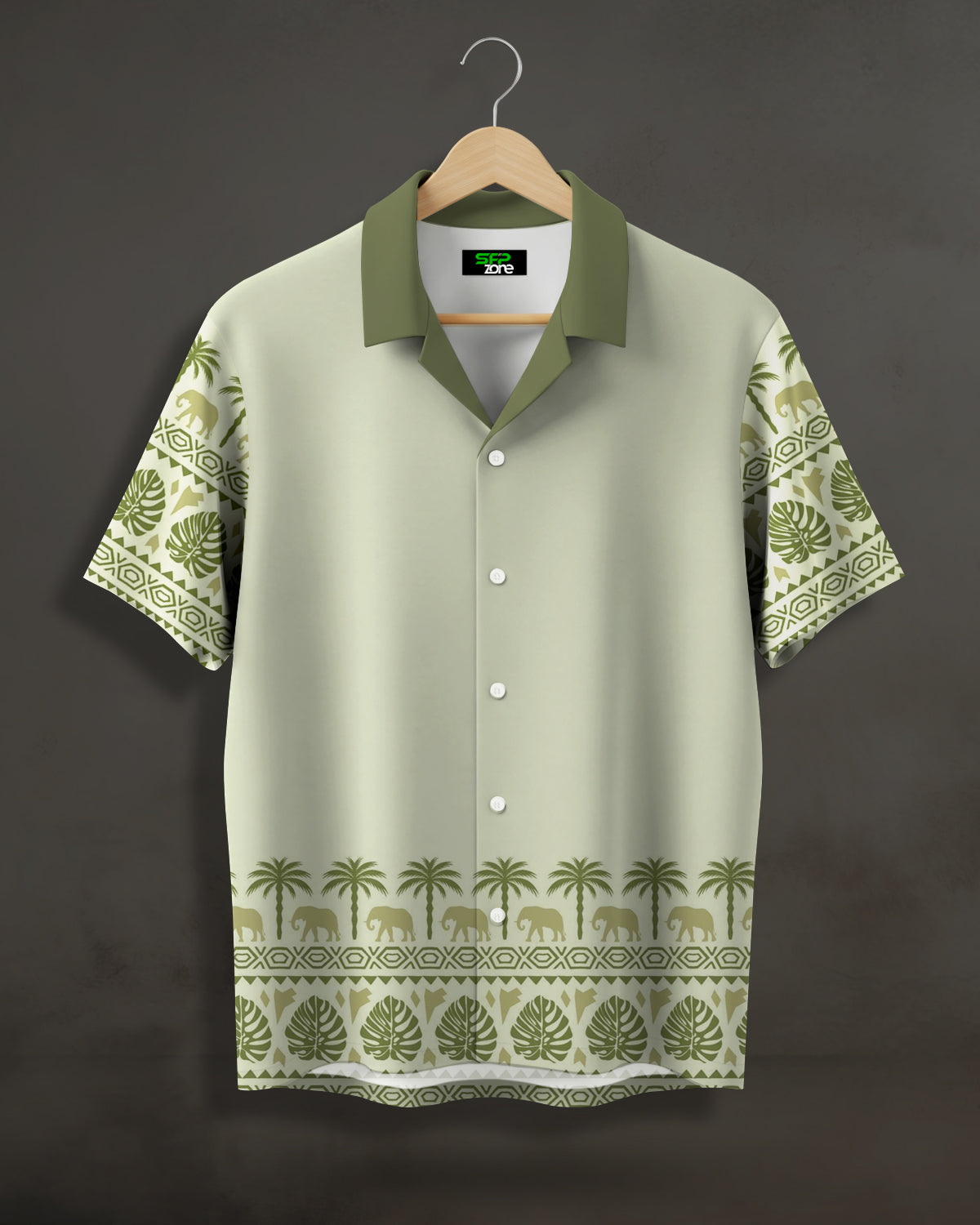 Elephant Tribal Print Shirt