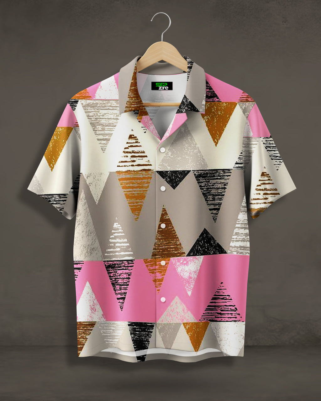 Geometric Prism Printed Shirt