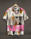 Geometric Prism Printed Shirt