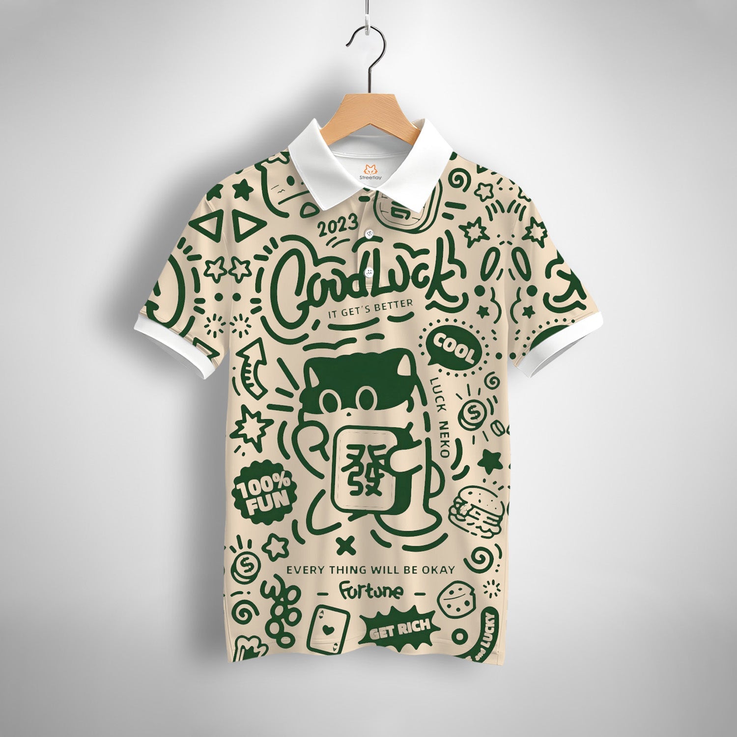 Good Luck Printed Polo