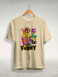 Happy Funny Graphic Printed T-Shirt