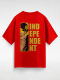 Independent Red Oversized T-Shirt #130
