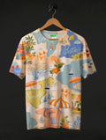 Island Print T-Shirt #PT168