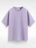 Lavender Basic Oversized T-Shirt #112