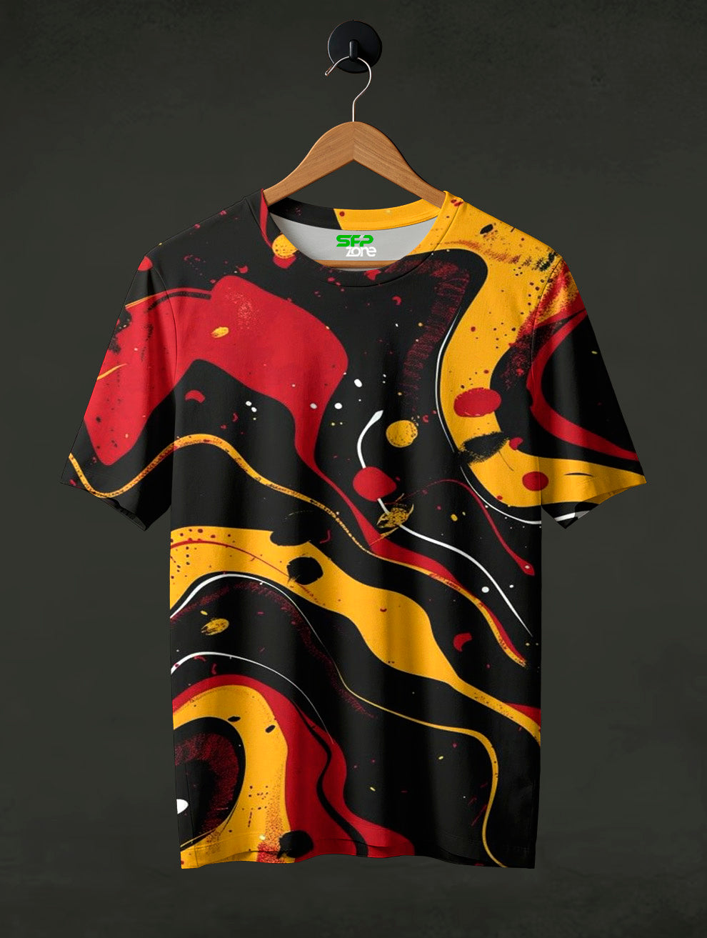 Magma Fluid Printed T-Shirt #PT178
