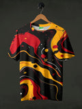 Magma Fluid Printed T-Shirt #PT178