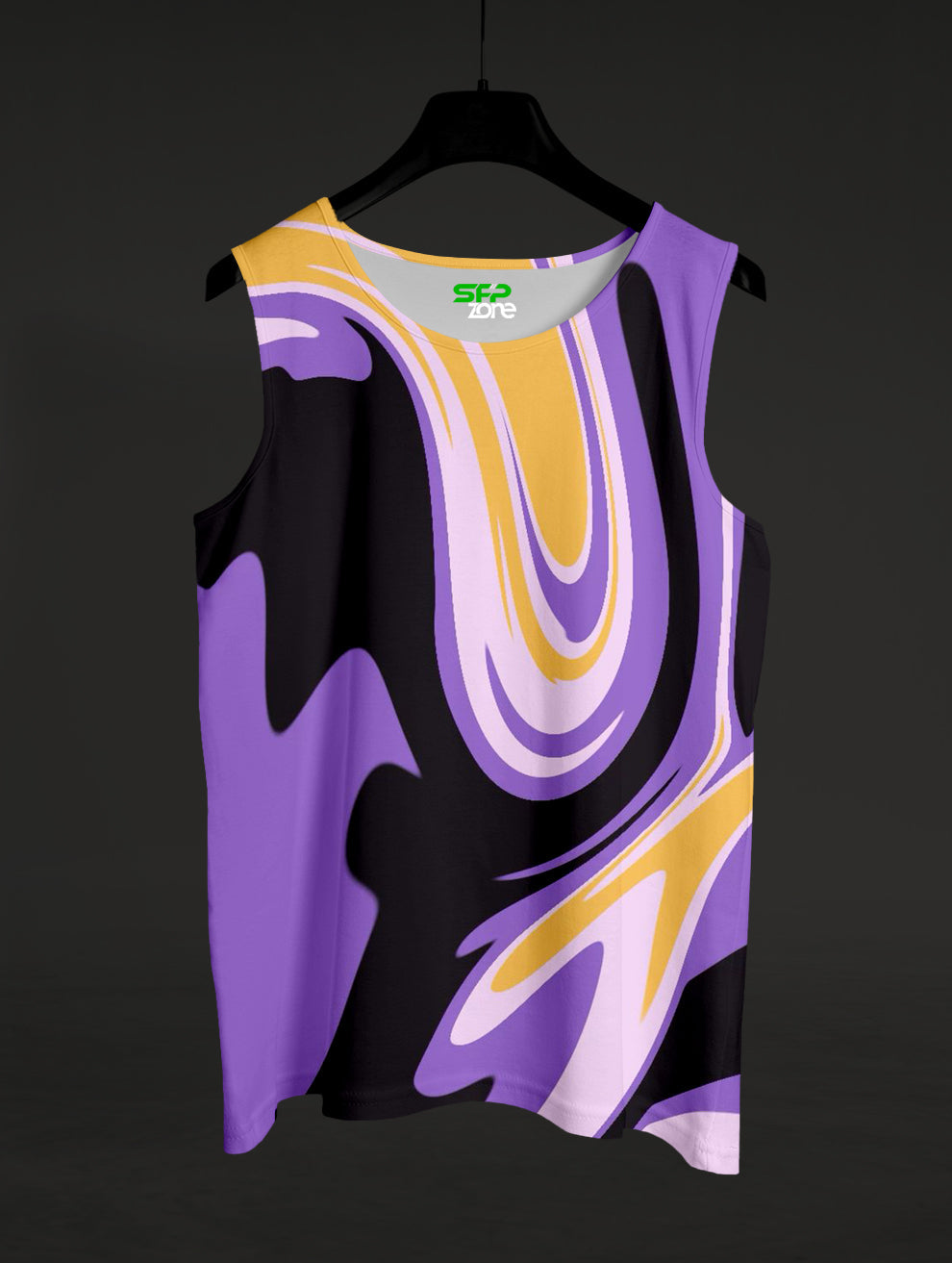 Marble Fluid Print Sando #154