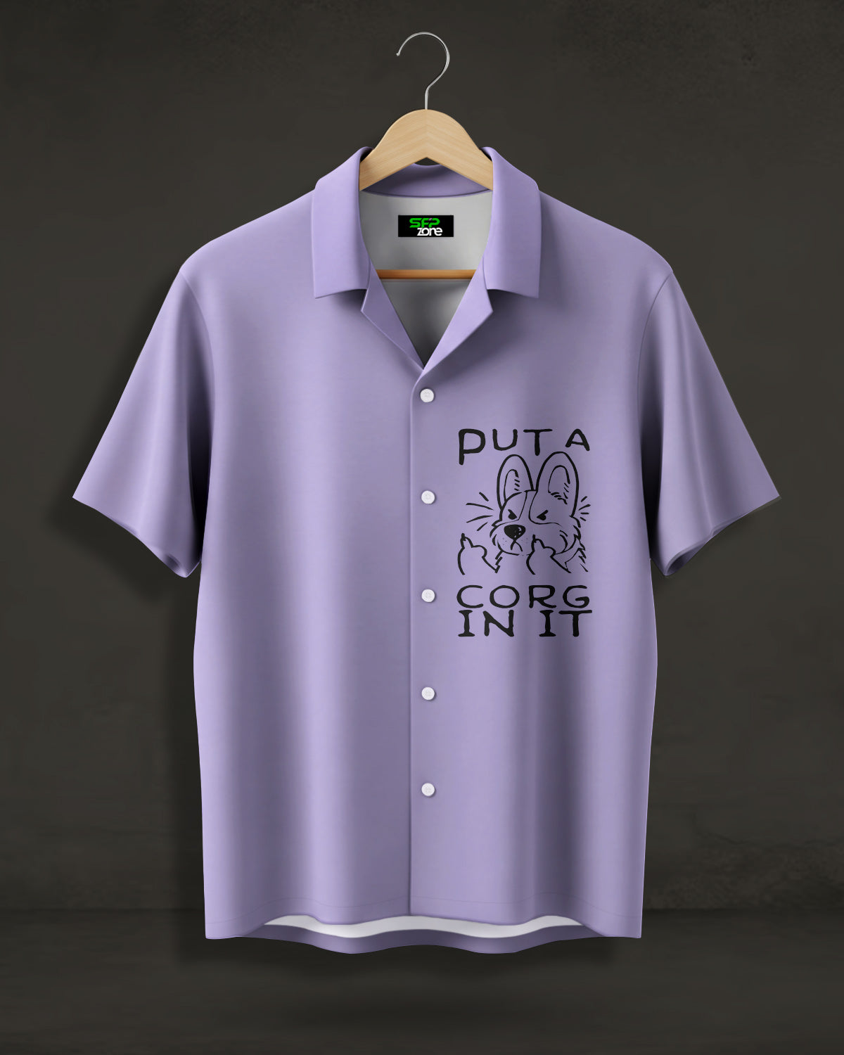 Puta Corg In It Printed Shirt