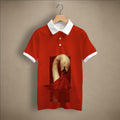 Red Swan Printed Polo T-shirt