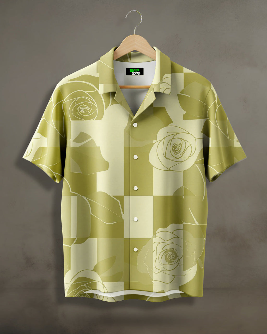 Rose Checker Printed Shirt