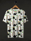 Scribble Arch Print T-Shirt #PT174