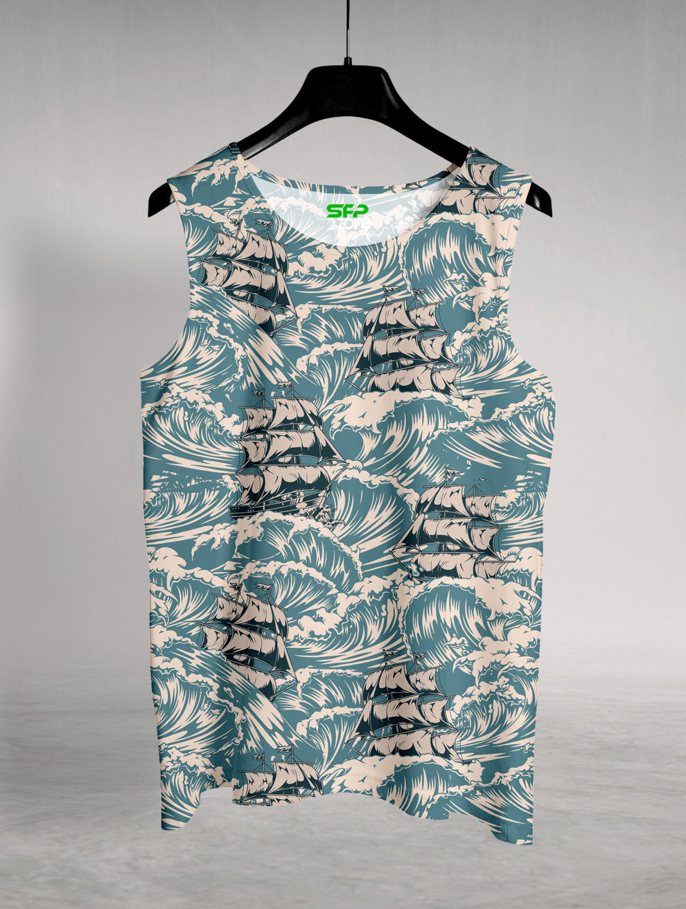 Sea Ship Printed Sando #109