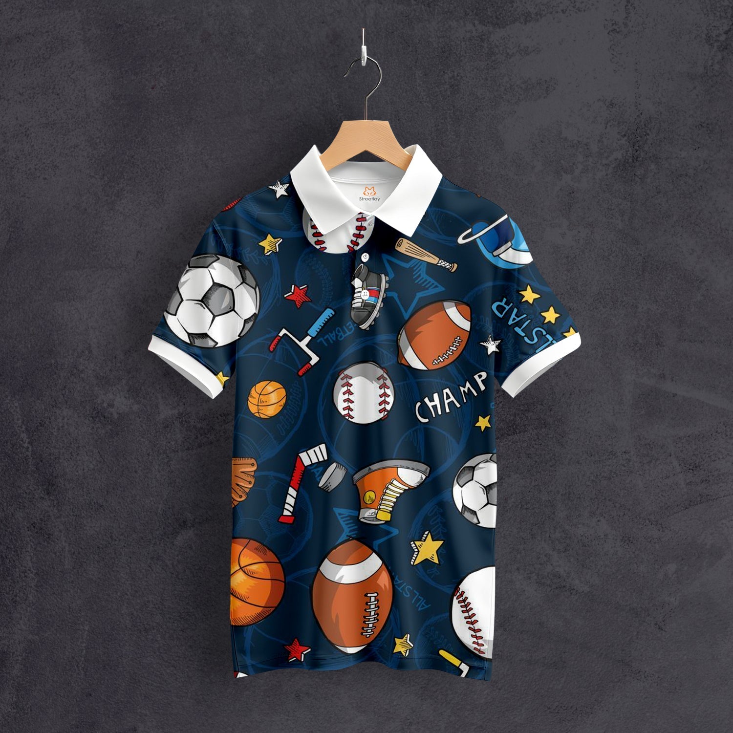 Sports Art Polo T-Shirt