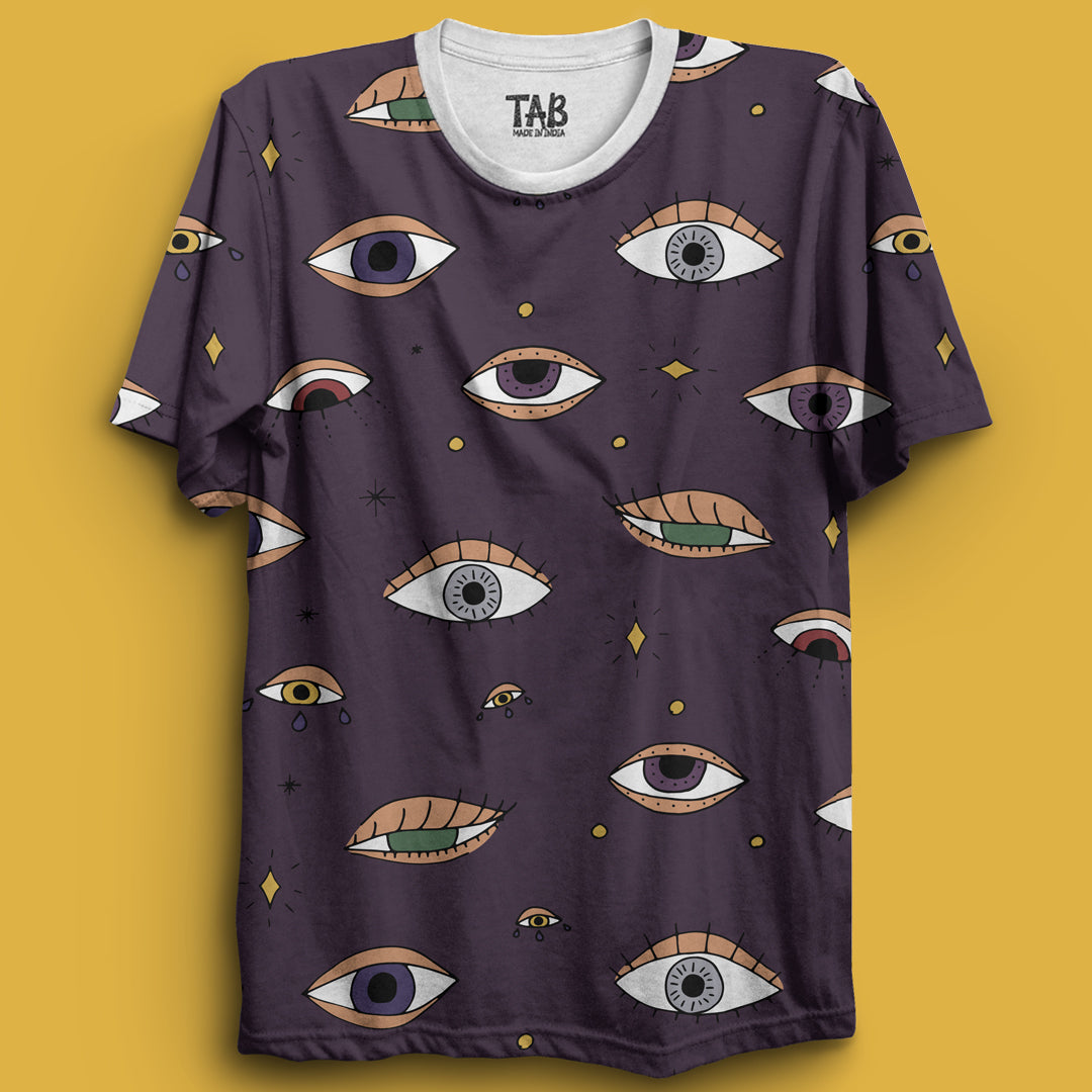 Aura Eyes - All Over Printed Tee#155